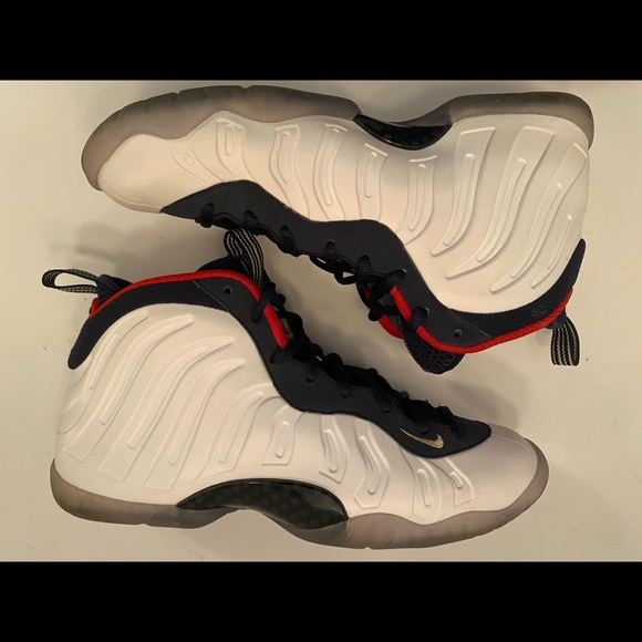 NIKE AIR FOAMPOSITE ONE OLYMPIC (GS) SIZE 7Y EXCELLENT TO NEAR MINT CONDITION - Picture 8 of 13